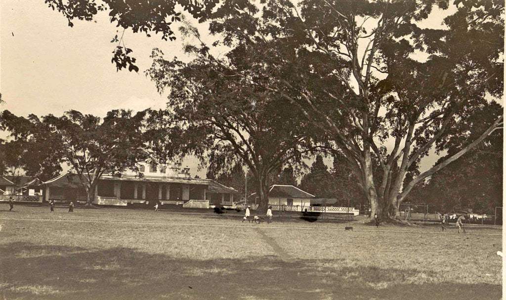Detail of Java, Indonesia, Garut with aloon-aloon and mosque by Anonymous