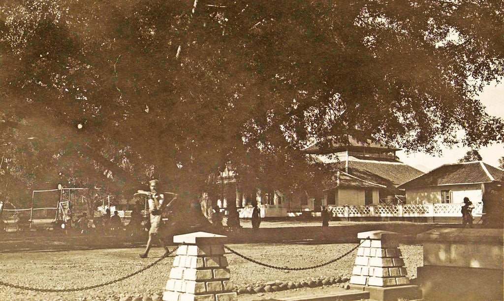 Detail of Java, Indonesia, Garut with aloon-aloon and prison by Anonymous