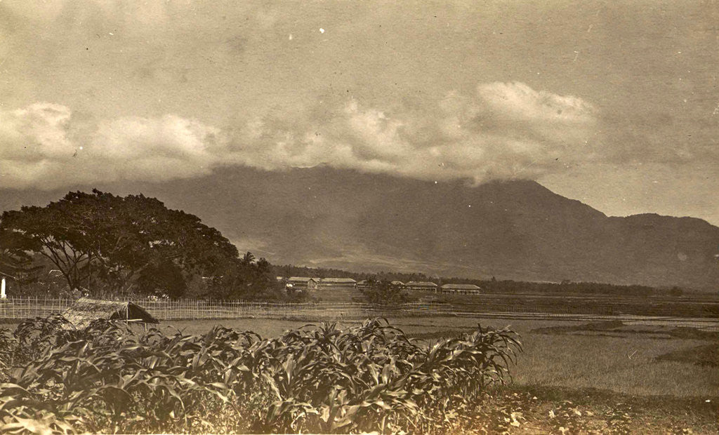 Detail of Java, Indonesia mountain in clouds by Anonymous