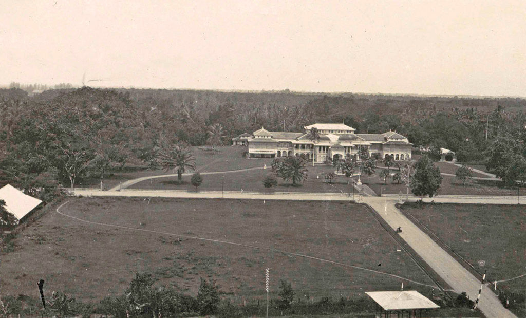Detail of Medan face at the palace of the Sultan of Deli, Indonesia by Anonymous