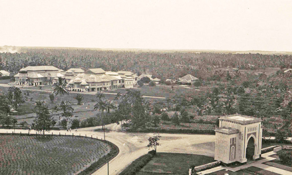 Detail of Medan view on the woman home of the Sultan of Deli, Indonesia by Anonymous