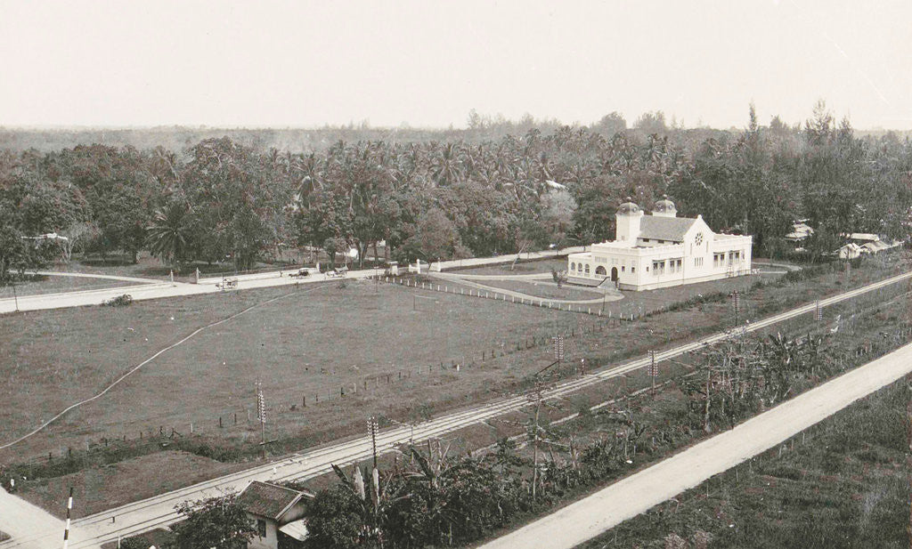 Detail of Medan building for natives, Indonesia by Anonymous