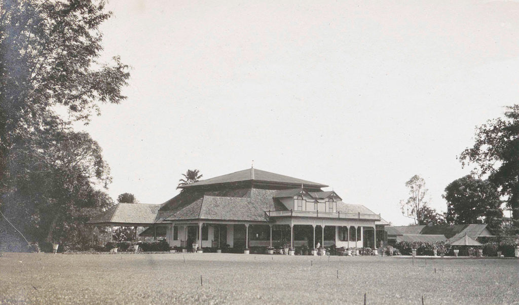 Detail of Medan house with garden in Gedang Johore, Indonesia by Anonymous