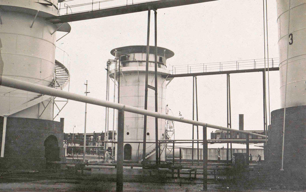 Detail of Sumatra indonesia Pangkalang-Brandan with factory complex by Anonymous