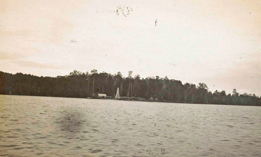 Detail of Sumatra, Pangkalang-Brandan with river, Indonesia by Anonymous