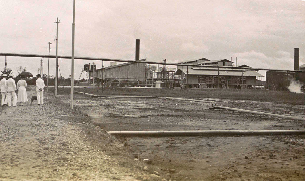 Detail of Sumatra indonesia Pangkalang-Brandan with group for factory complex by Anonymous