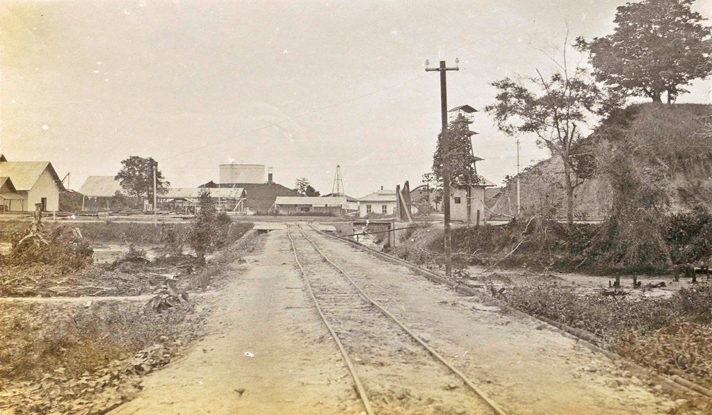 Detail of Sumatra indonesia Pangkalang-Brandan with factory complex by Anonymous