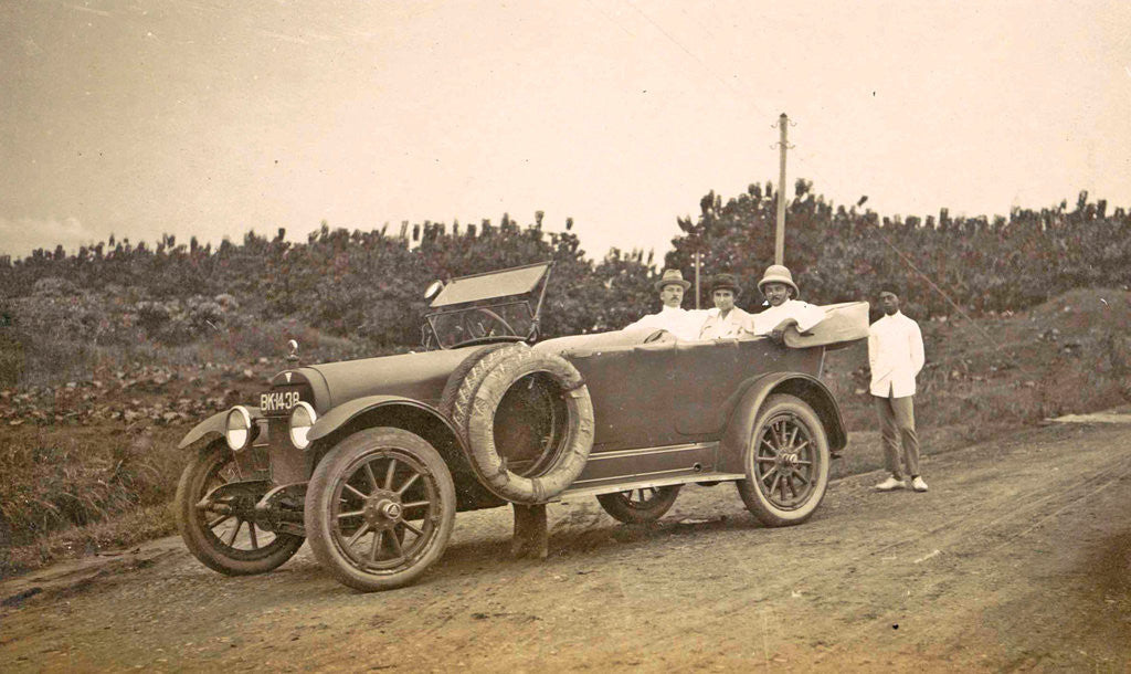 Detail of Sumatra, car and group in Two Rivers, Indonesia by Anonymous