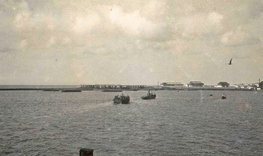 Detail of Perim, the port, Yemen by Anonymous