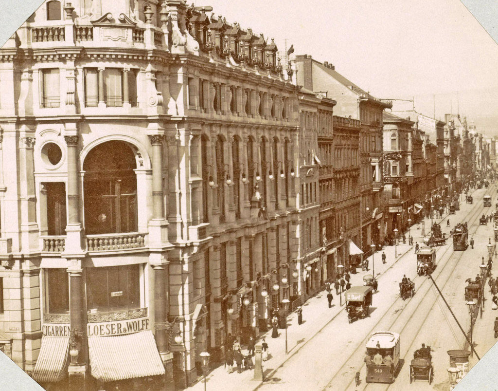 Detail of Berlin, traffic square, Germany by Anonymous