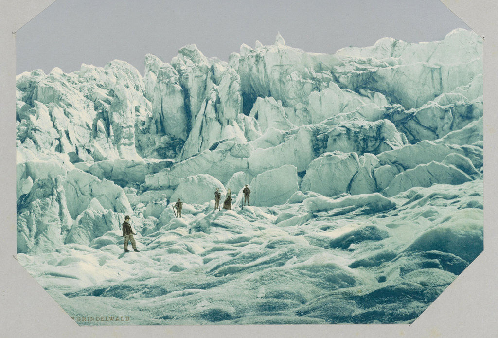 Detail of Grindelwald Glacier Switzerland by Anonymous