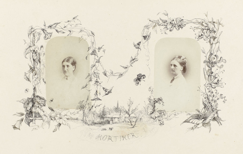 Detail of Mortimer, portrait Edith Gould by Anonymous