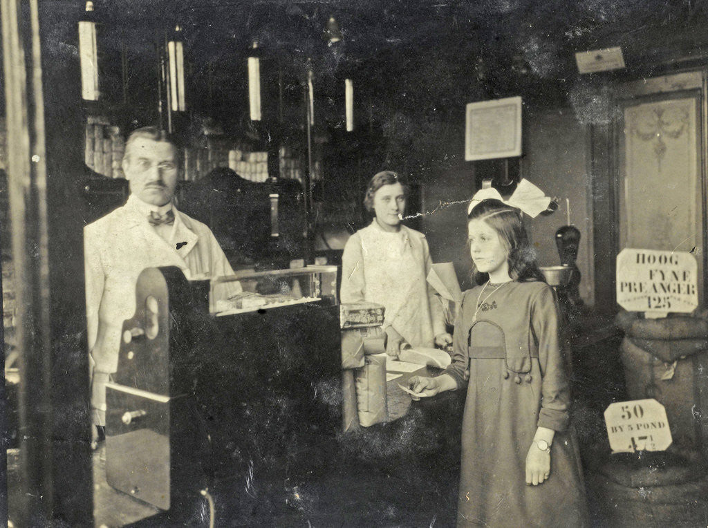 Detail of Interior of the (grocers?) Shop Fernantzen-Schmidtz, Prins Hendrikkade 146, Amsterdam by Anonymous