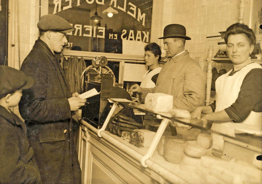 Detail of Interior of the dairy J.A. v.d Zalm, Copernicuslaan, The Hague, Netherlands by Anonymous