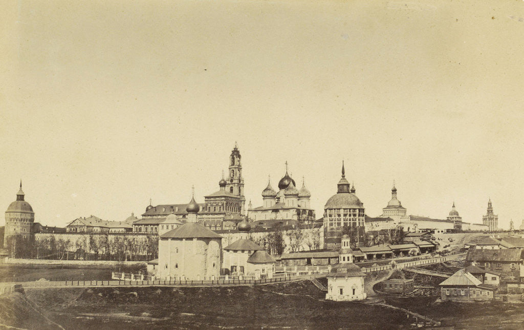 Detail of Panorama of the Monastery of the Holy Trinity and the Holy Sergei in Sergiyev Posad, Russia by Anonymous