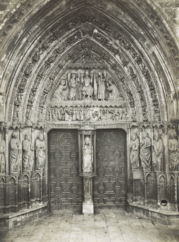 Detail of Church Portal with sculptures by Anonymous