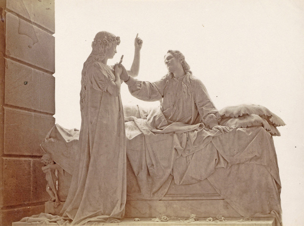 Detail of Gravestone by De Albertis in the cemetery of Staglieno in Genoa Italy by Anonymous