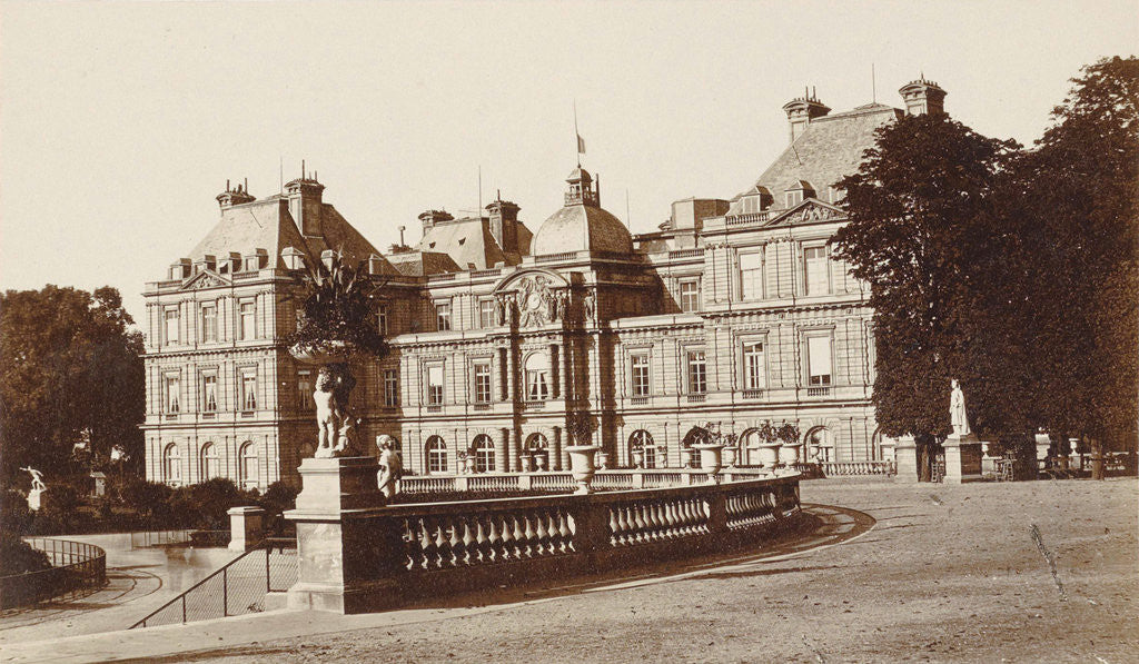 Detail of Exterior of the Palais du Luxembourg in Paris, France by Anonymous