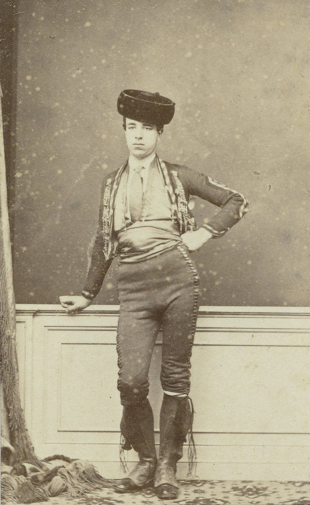 Detail of Portrait toreador by J. Laurent