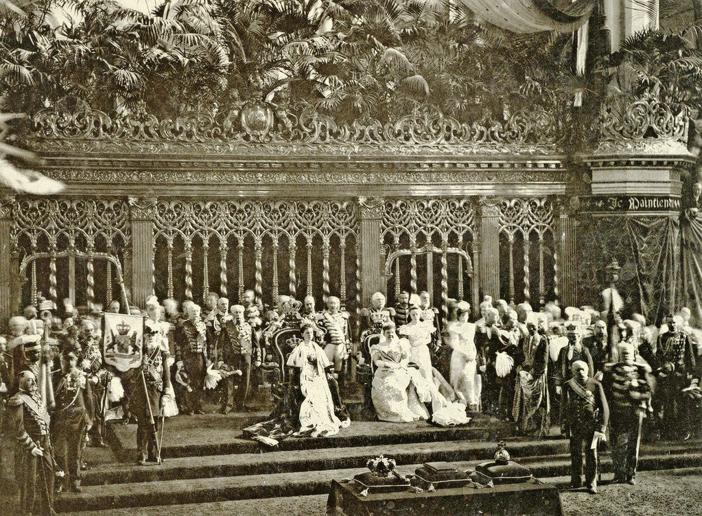 Detail of Inauguration of Queen Wilhelmina in the Nieuwe Kerk, Amsterdam, The Netherlands, Barend Groote & Co by Guy de Coral & Co.