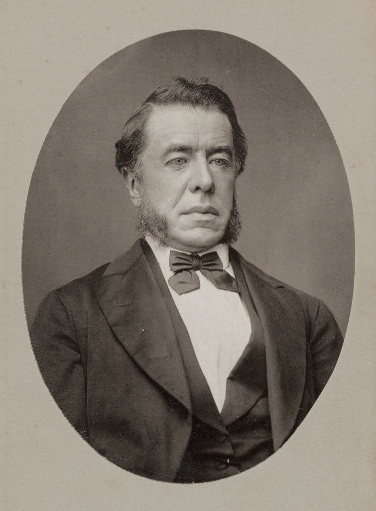 Detail of Portrait of the historian Robert Fruin by Jan Goedeljee