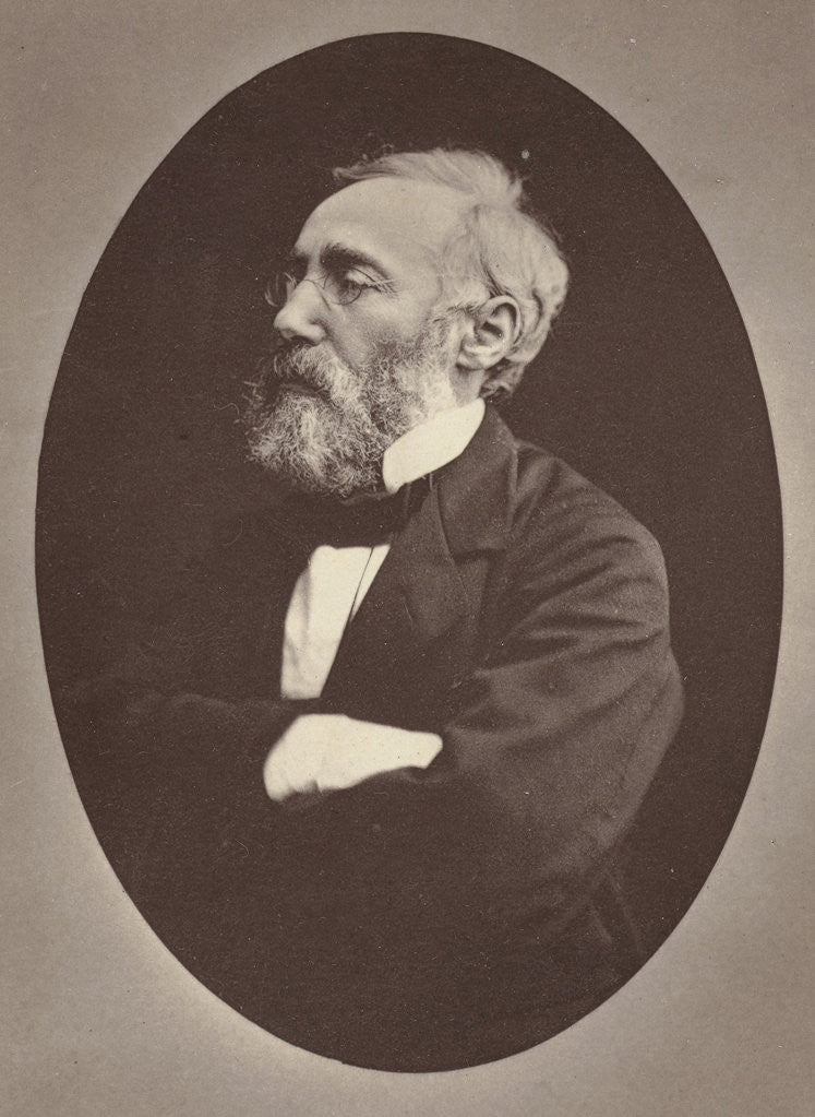 Detail of Portrait of Jozef Israels, Goupil & Cie by Henri J. Stemberg