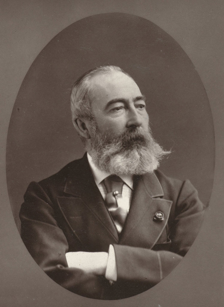 Detail of Portrait of Herman ten Kate, Goupil & Cie by Henri J. Stemberg