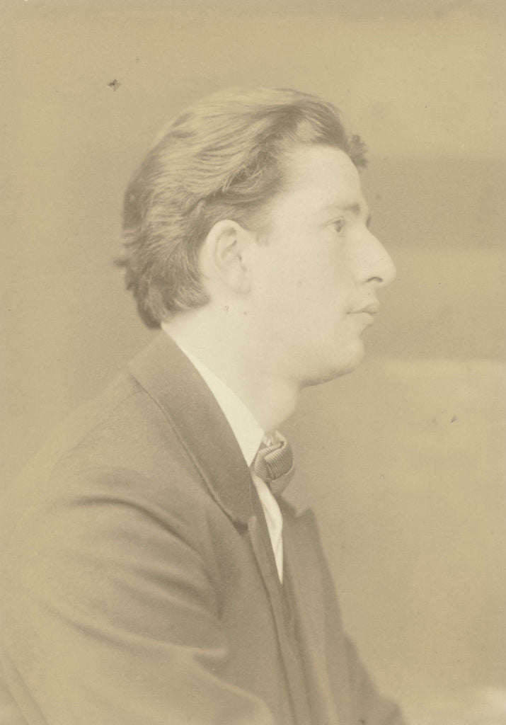 Detail of Portrait choirmaster Cor Kint by Albert Greiner