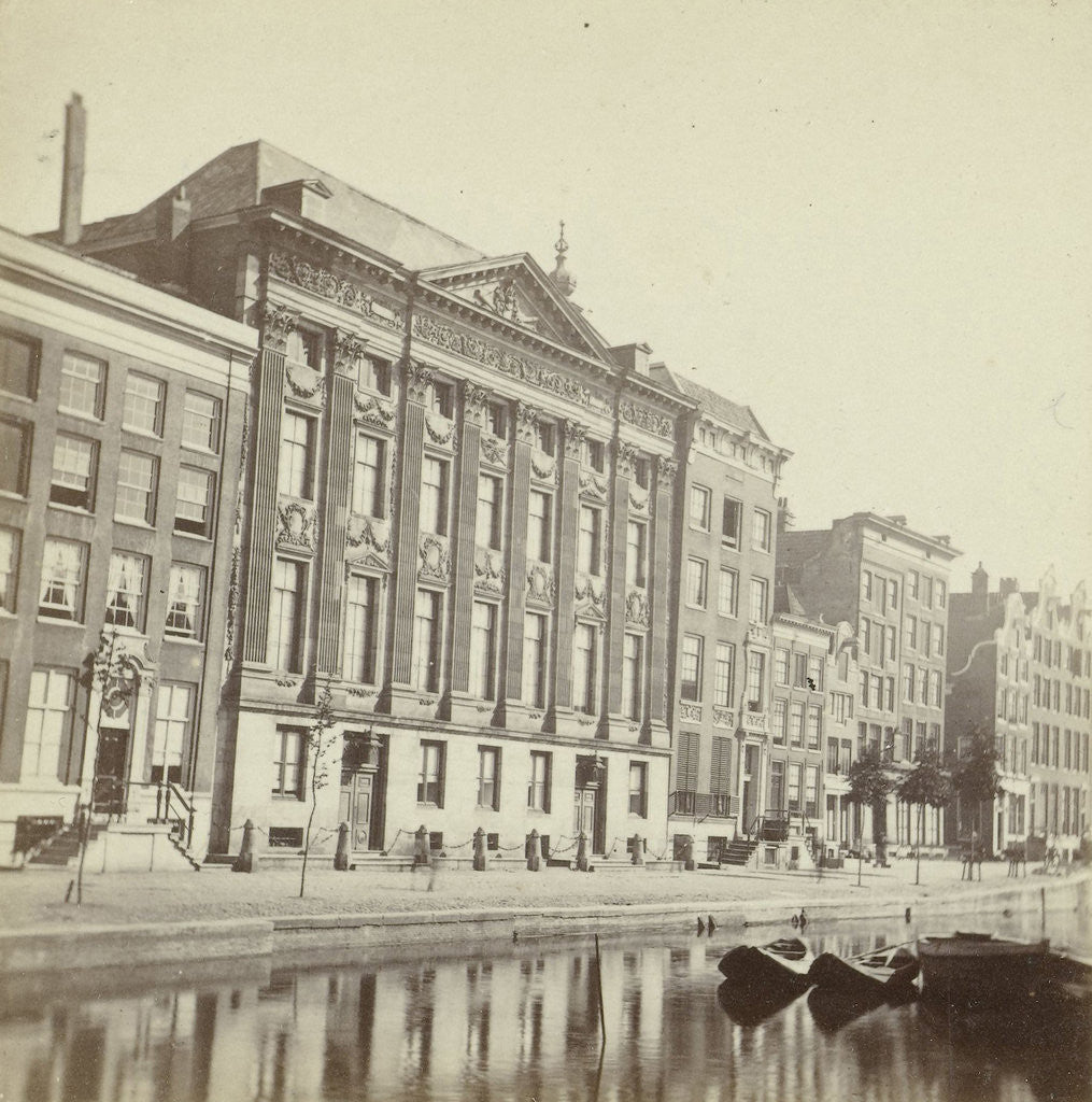 Detail of Het Rijksmuseum aan de Kloveniersburgwal in Amsterdam by Andries Jager