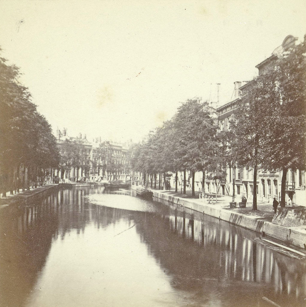Detail of Herengracht near the canal in Amsterdam by Anonymous