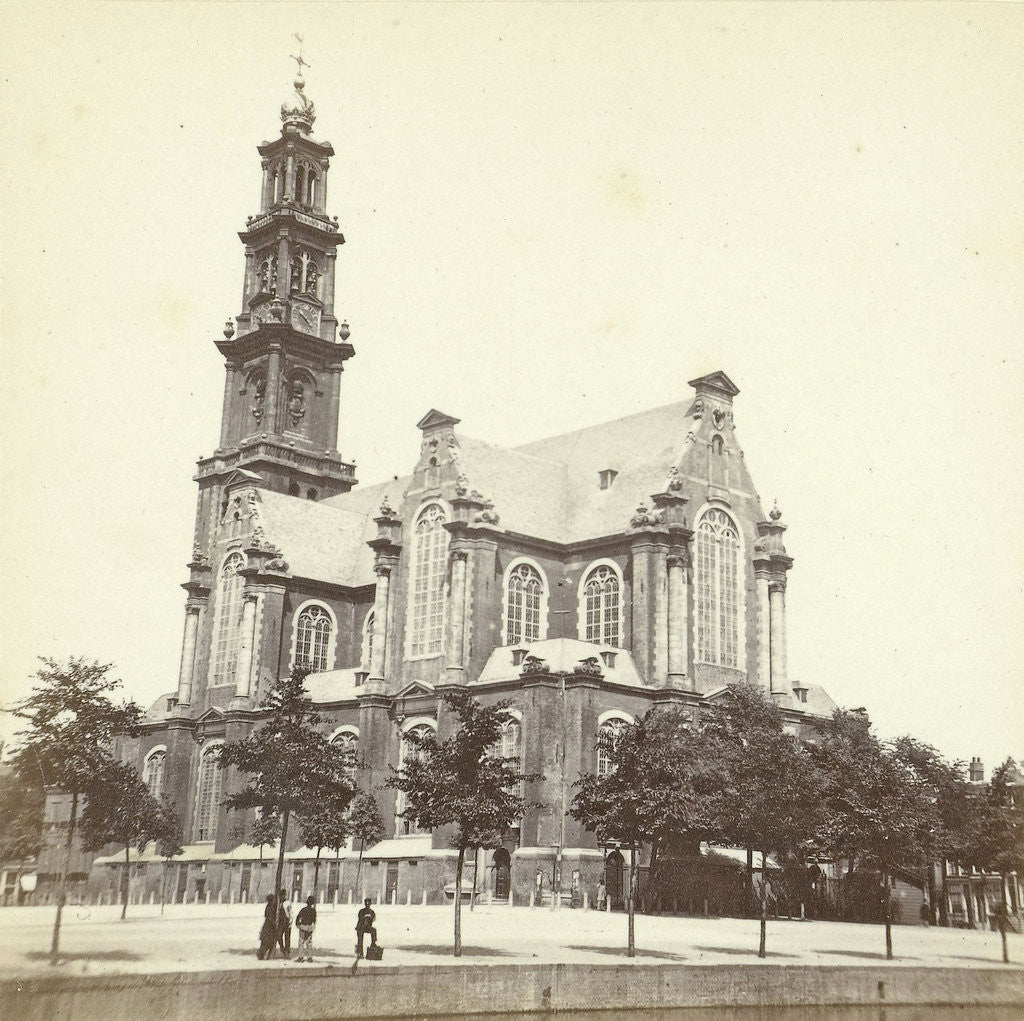 Detail of Westerkerk in Amsterdam by Anonymous