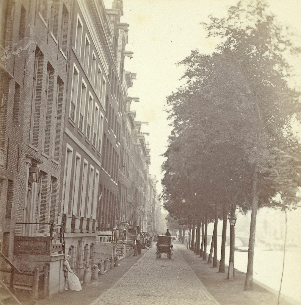 Detail of Keizersgracht in Amsterdam, The Netherlands Reguliersgracht by Anonymous