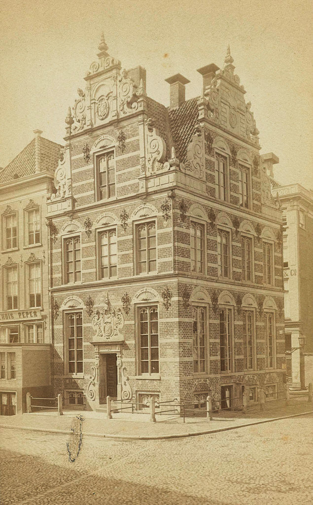Detail of Old building in Groningen by Anonymous