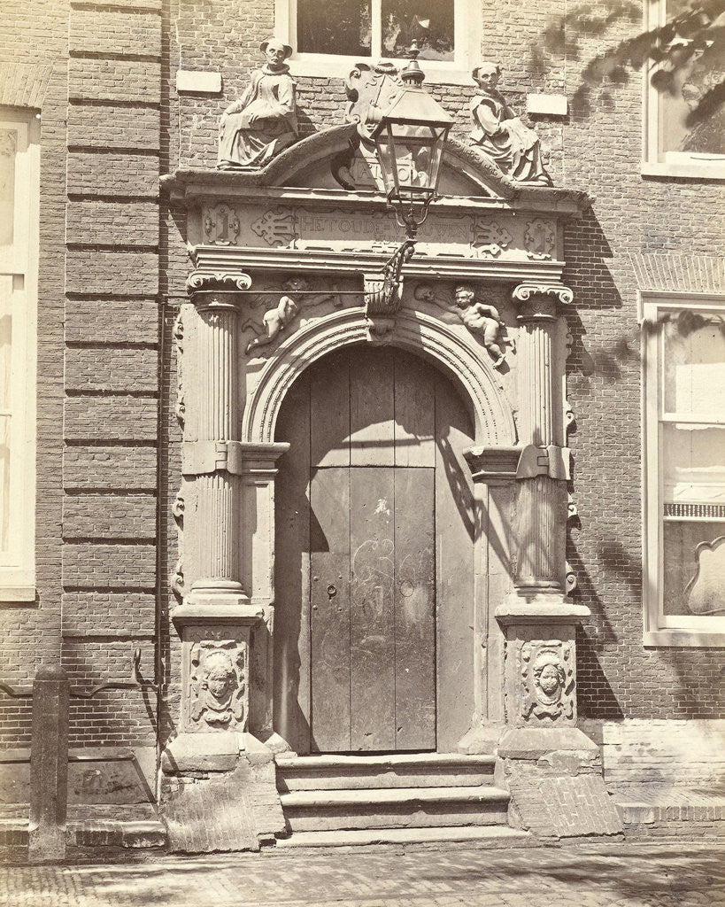 Detail of access to the Old Woman Huys, Oude Vrouwenhuys, Hoorn The Netherlands by Anonymous