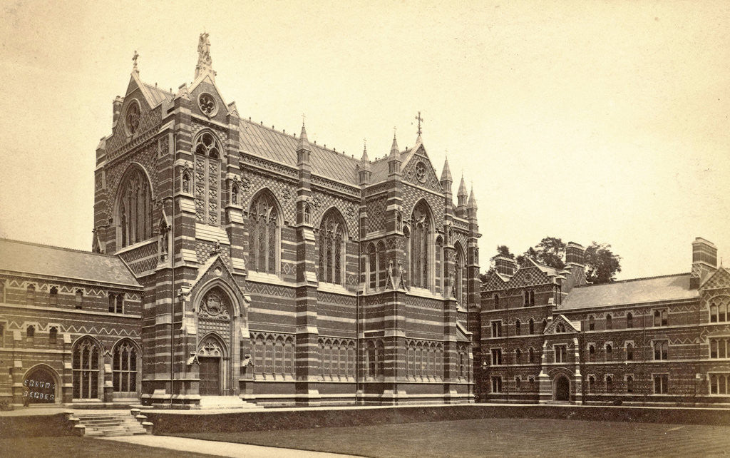 Detail of Keble College Chapel, Oxford UK by Francis Frith