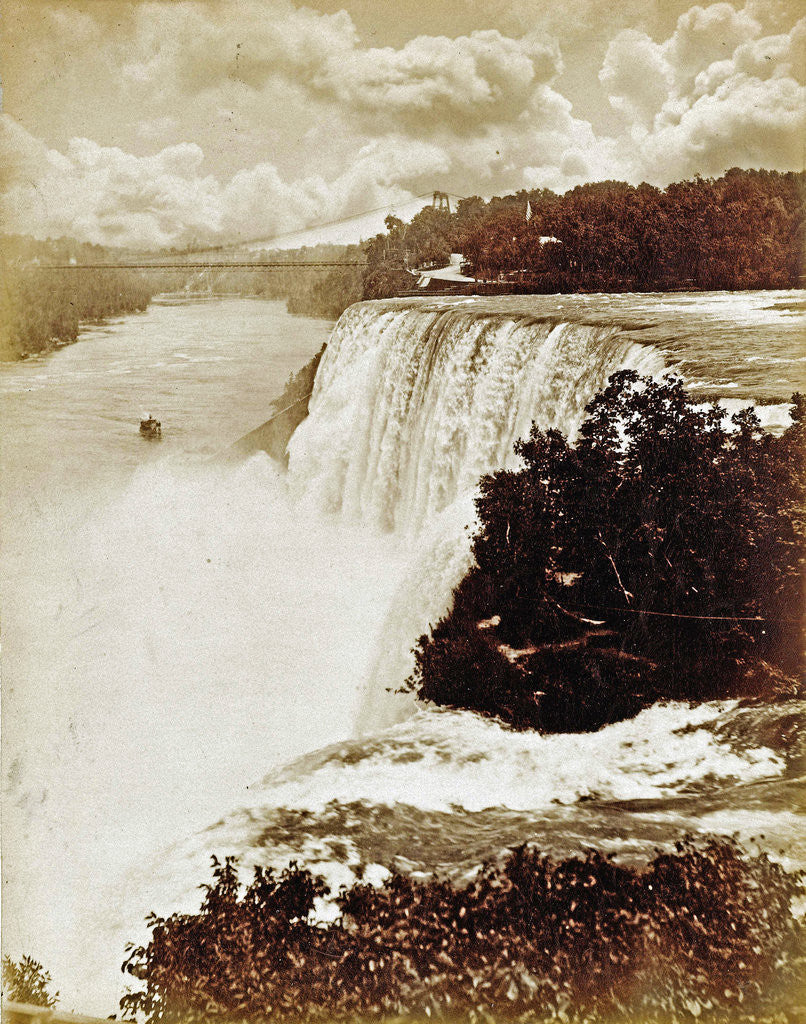 Detail of Niagara Falls by Anonymous