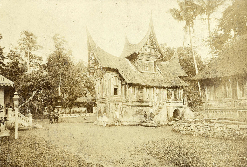 Detail of Traditional Sumatra indonesian village face, Indonesia by Anonymous