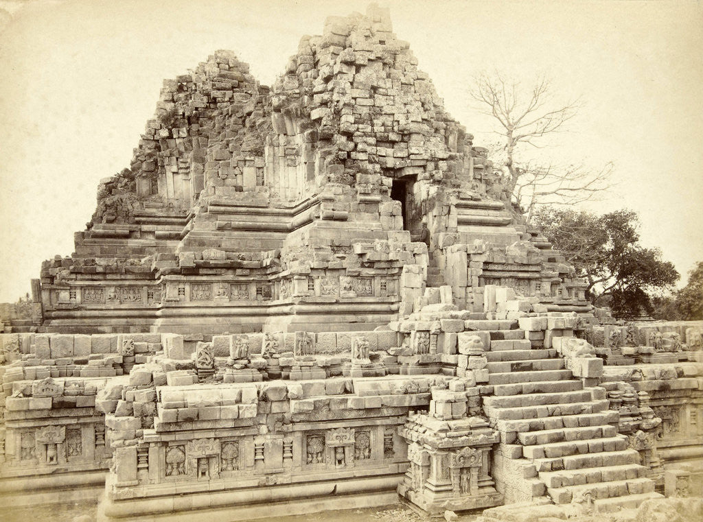 Detail of One of the temples of Prambanan Hindu temple complex, Indonesia by Anonymous