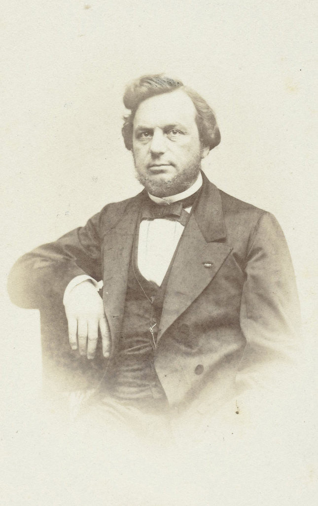 Detail of Portrait of F.C. Donders, professor in the Faculty of Medicine at the University of Utrecht by Abraham A. Vermeulen