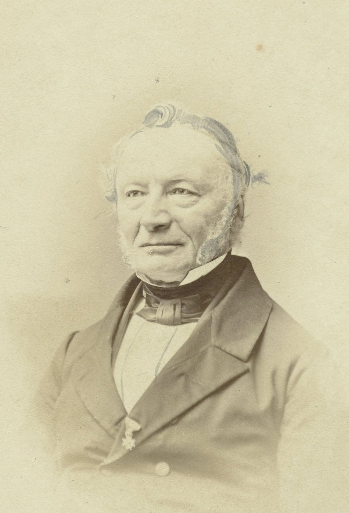 Detail of Portrait of L. G. Pareau, professor in the Faculty of Theology at the University of Groningen by Anonymous