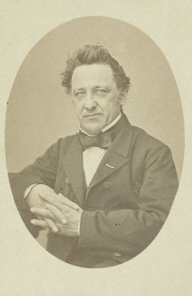 Detail of Portrait of J, . Tideman, professor in Amsterdam by Anonymous