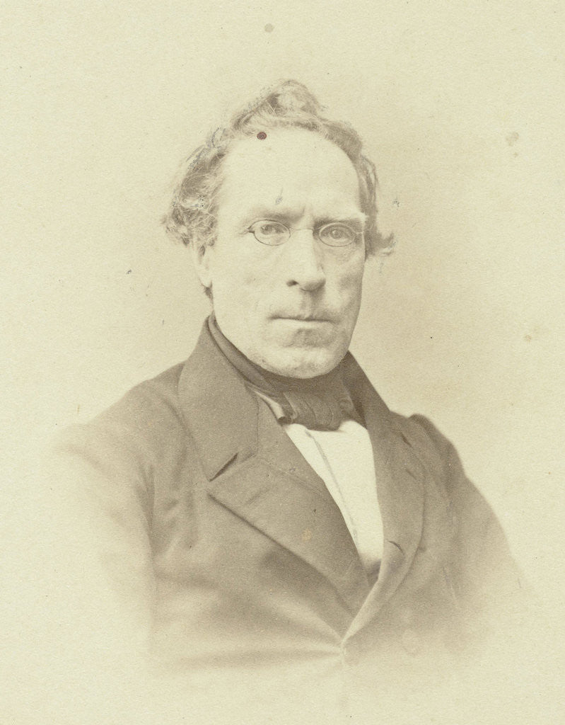 Detail of Portrait of J.J.P. Valeton, professor in the Faculty of Philosophy and Letters at the University of Groningen by Johannes Hinderikus Egenberger