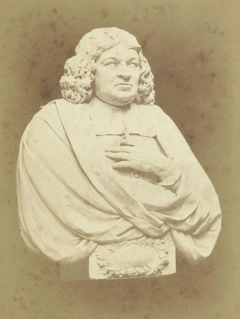 Detail of Bust Joan Munter, mayor of Amsterdam by Pieter Oosterhuis