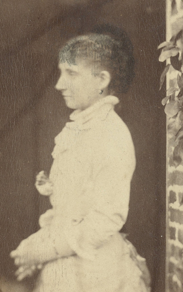 Detail of Portrait of a woman by Anonymous