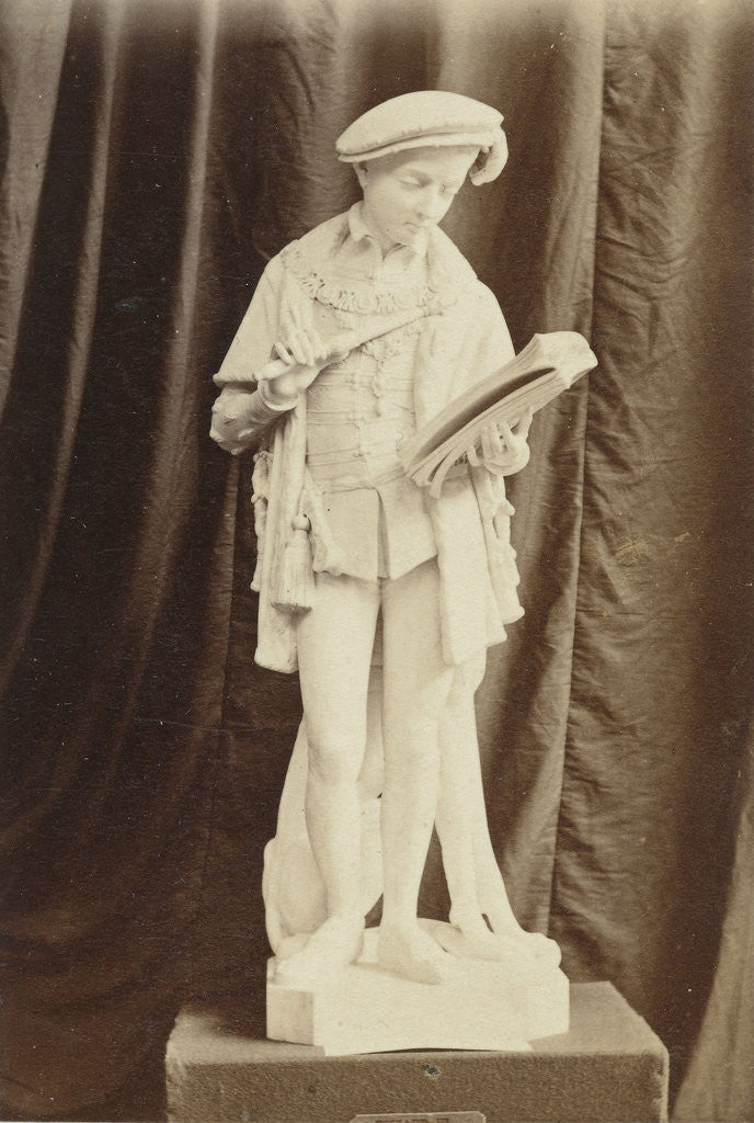 Detail of Sculpture of Edward VI, by Baron di Triqueti (Prince Albert's favorite statue) by Anonymous