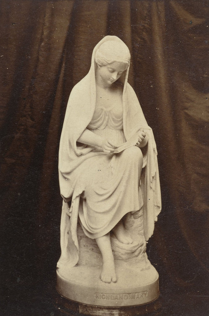 Detail of Sculpture of Highland Mary, by Brodie, exhibited at the International Exhibition, London UK 1862 by William England