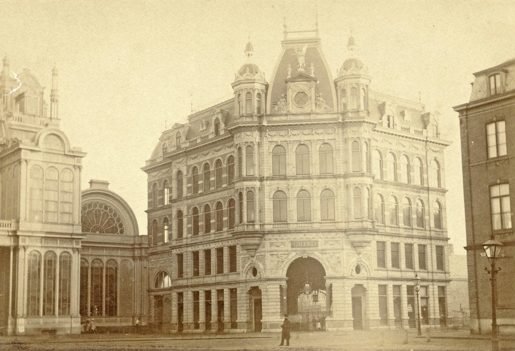 Detail of Gallery Palace of Industry in Amsterdam by Anonymous