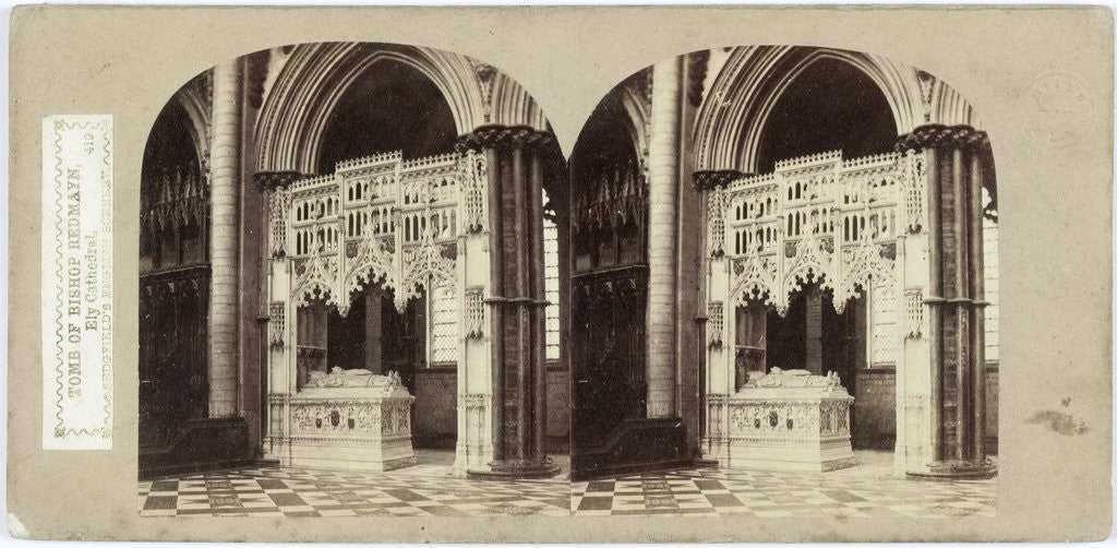 Detail of Tomb of Bishop Redmayn, Ely Cathedral, UK by Hills