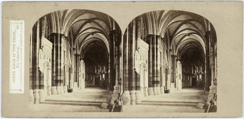 Detail of South Aisle of the Choir, Ely Cathedral, UK by Hills