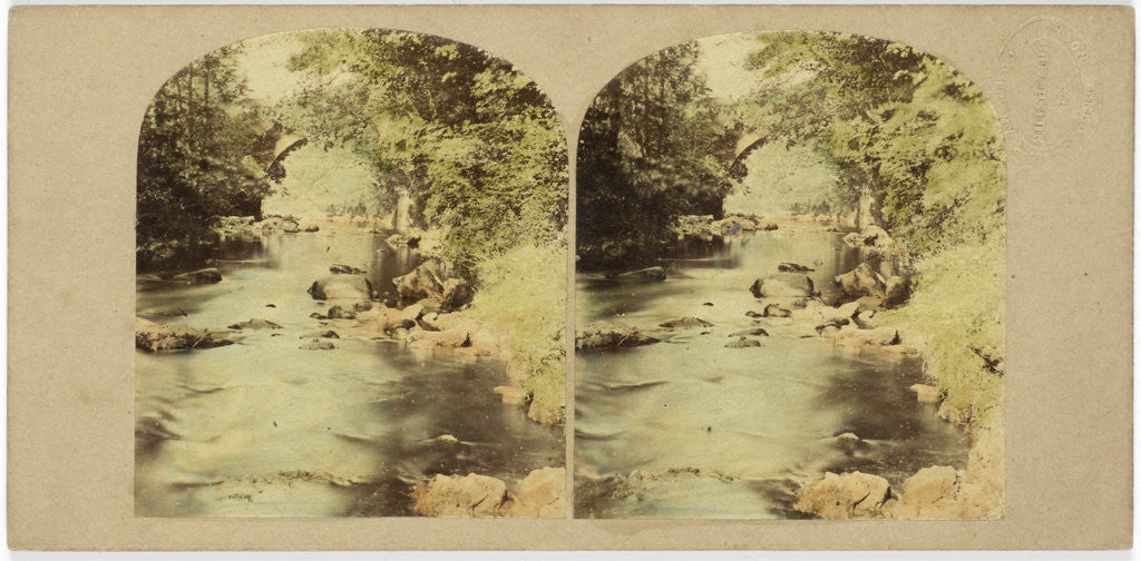Detail of Dargle Bridge, County Wicklow, Ireland by The London Stereoscopic Company